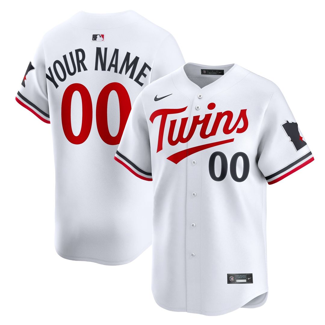 Minnesota Twins | Nike White Home Limited Custom Jersey