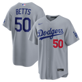 Los Angeles Dodgers Mookie Betts | Nike Gray Stadium Jersey