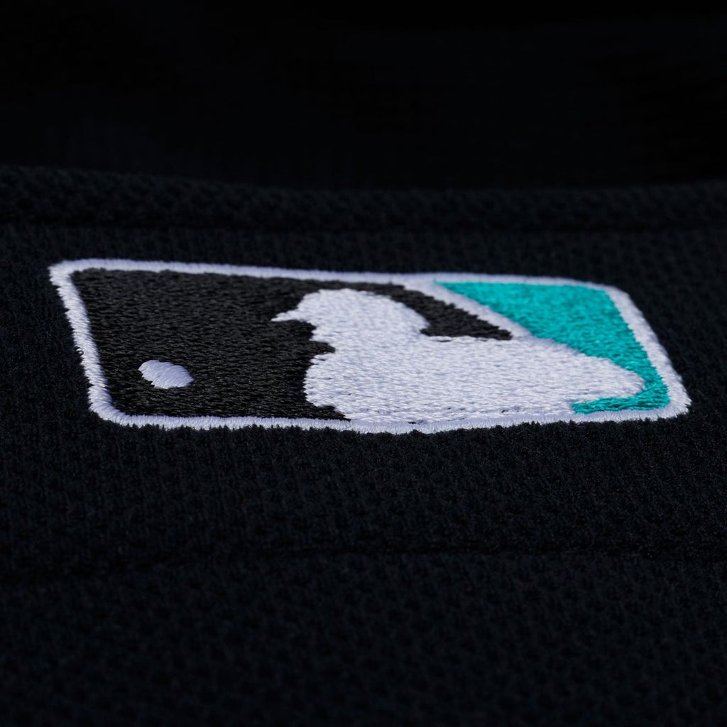 Florida Marlins Miguel Cabrera | Mitchell & Ness Black 2003 Cooperstown Mesh Batting Practice Button-Up Jersey