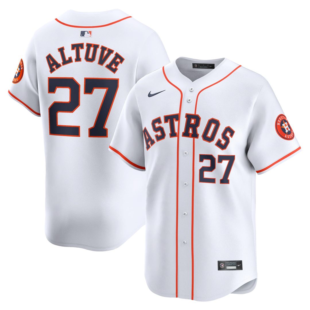Houston Astros Jose Altuve | Nike White Home Limited Player Jersey