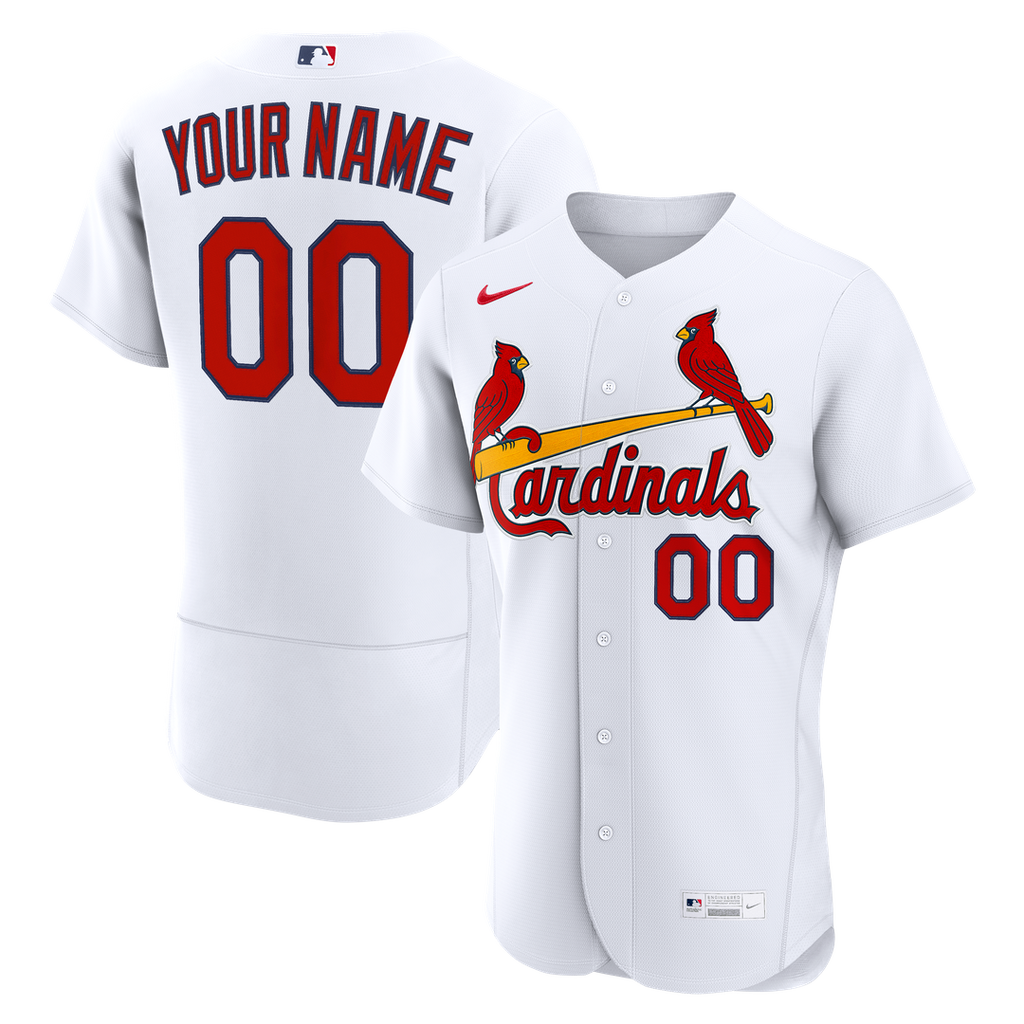 St. Louis Cardinals | Nike White Home Authentic Custom Jersey