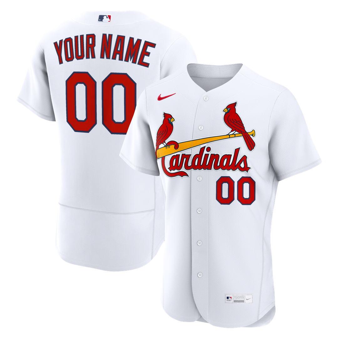 St. Louis Cardinals | Nike White Home Authentic Custom Jersey