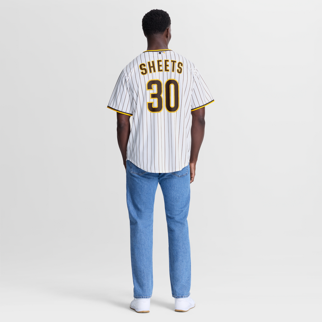 San Diego Padres Gavin Sheets | Nike White Home Replica Jersey