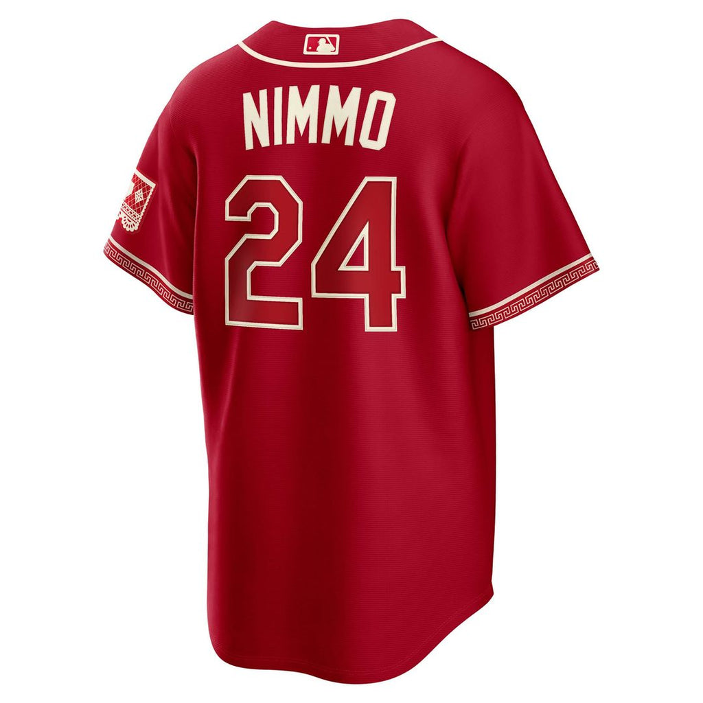 Texas Rangers Brandon Nimmo | Nike Red 2026 City Connect Stadium Jersey