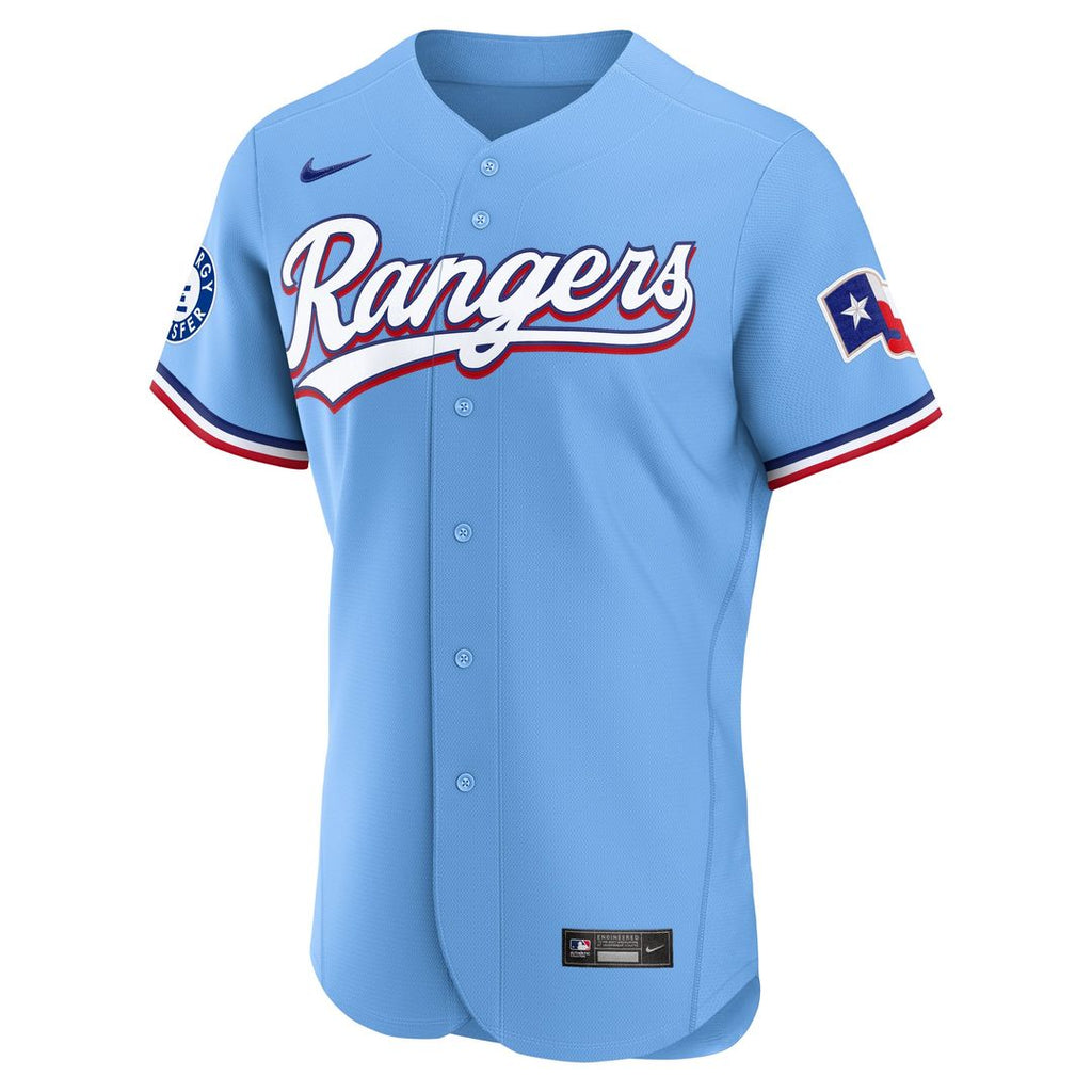 Texas Rangers | Nike White Home Sponsor Patch Authentic Jersey