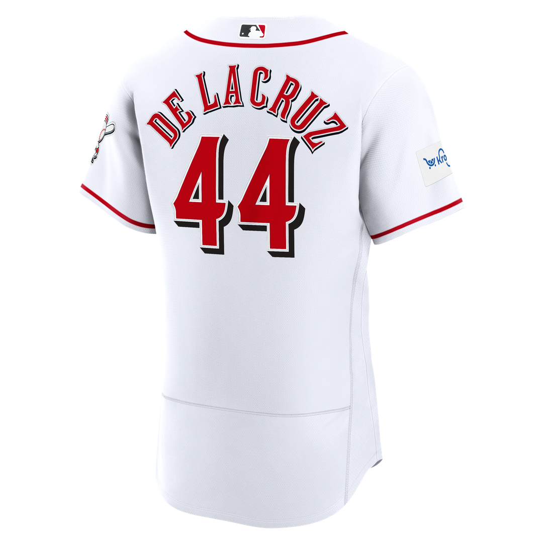 Cincinnati Reds Elly De La Cruz | Nike Red Alternate Authentic Sponsor Patch Jersey