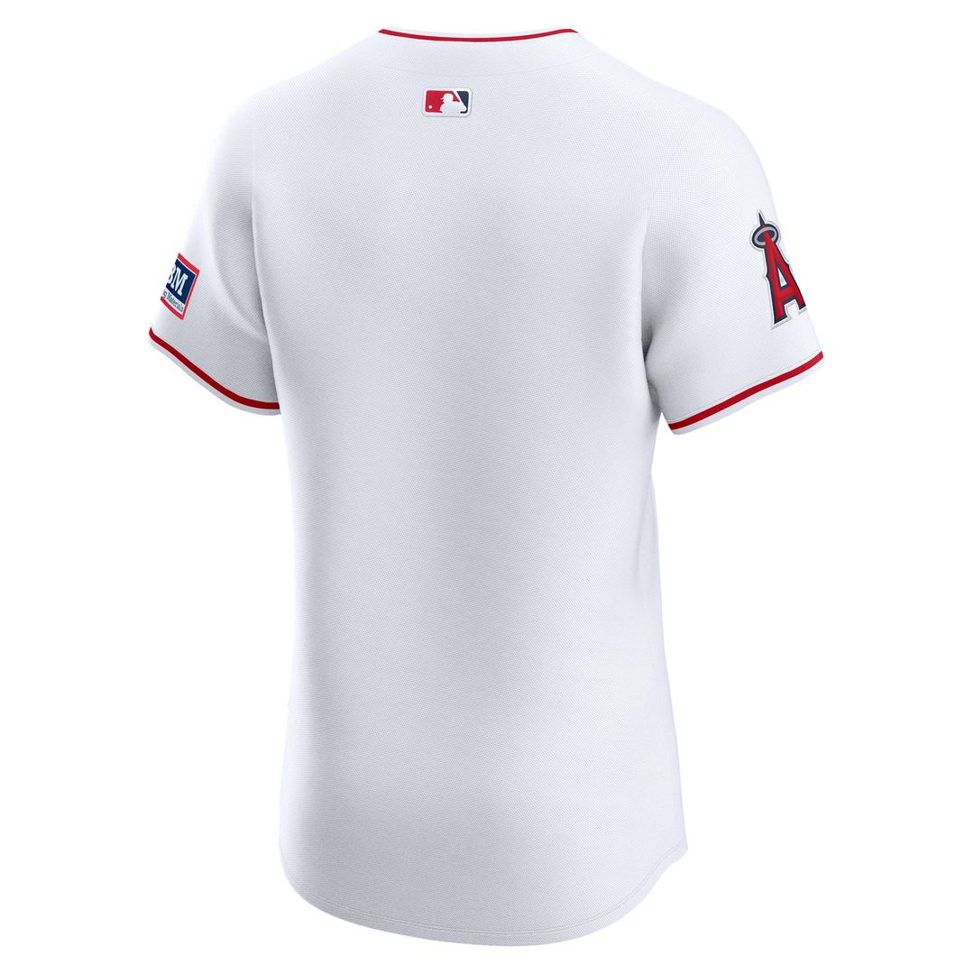 Los Angeles Angels | Nike White Home Elite Patch Jersey