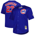 Chicago Cubs Ryne Sandberg | Mitchell & Ness Royal Big & Tall Cooperstown Mesh Batting Practice Jersey