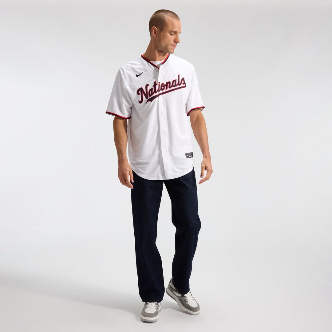 Washington Nationals CJ Abrams | Nike White Home Replica Jersey