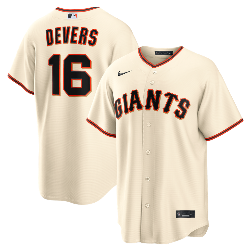 San Francisco Giants Rafael Devers | Nike Cream Home Replica Jersey