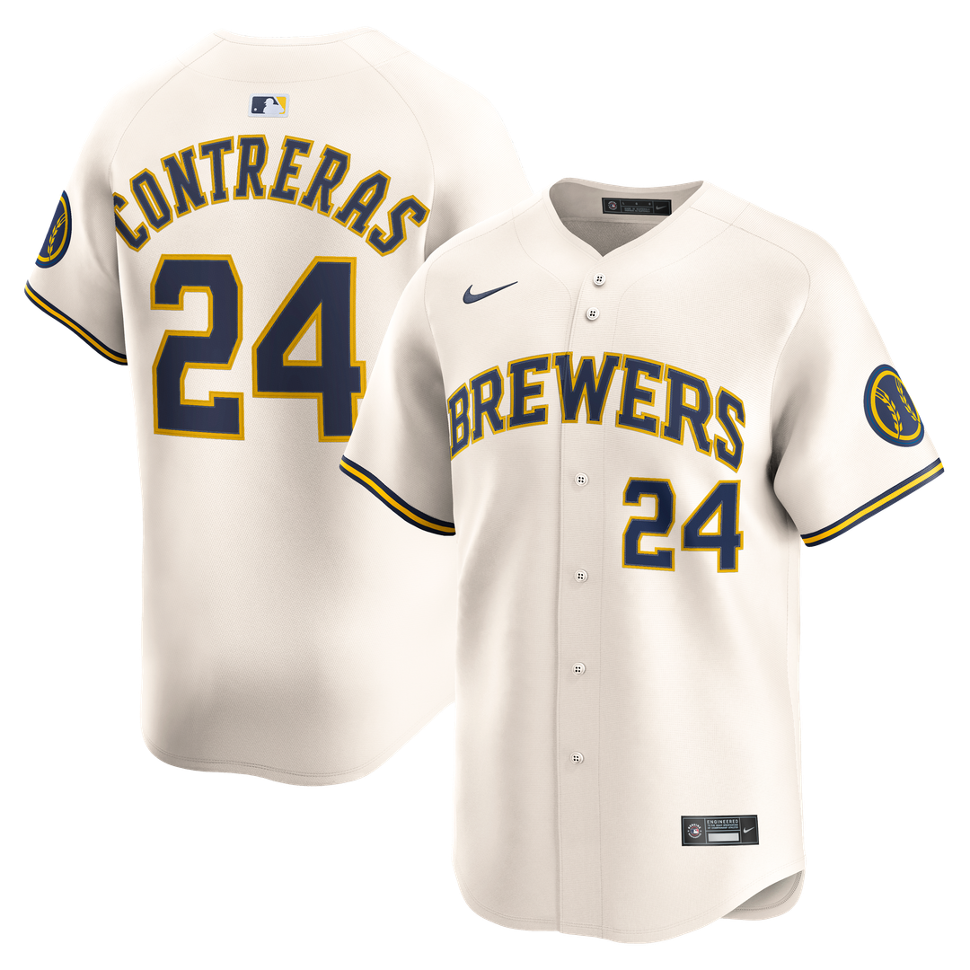 Milwaukee Brewers William Contreras | Nike Cream Home Limited Player Jersey
