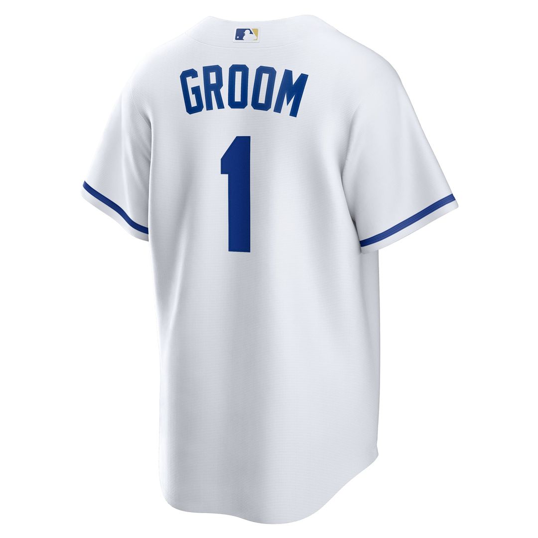 Kansas City Royals | Nike White #1 Groom Home Replica Jersey