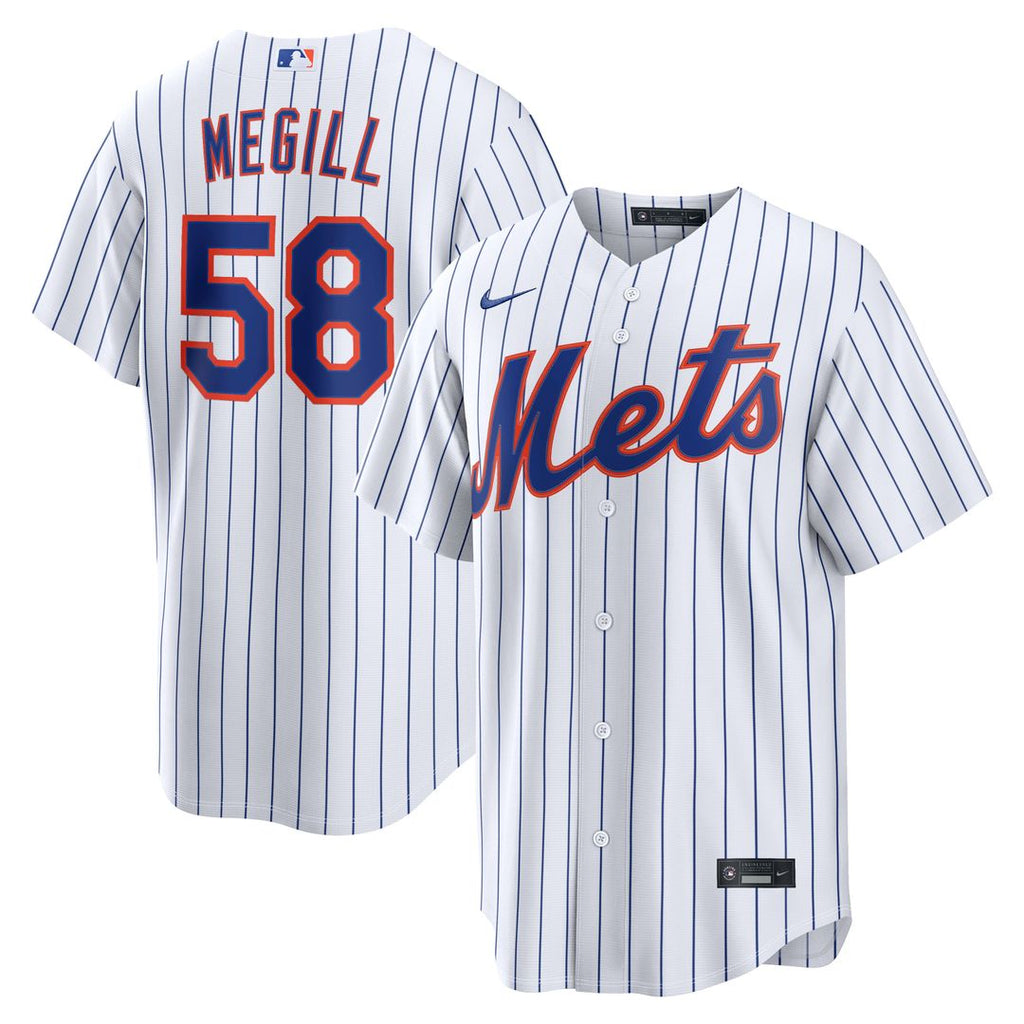 New York Mets Tylor Megill | Nike White Home Replica Jersey