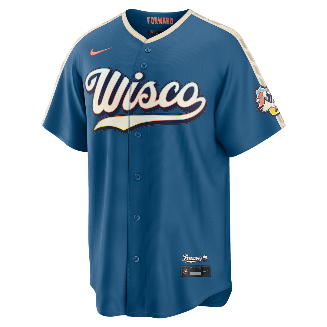 Milwaukee Brewers | Nike Mineral Blue 2026 City Connect Stadium Jersey