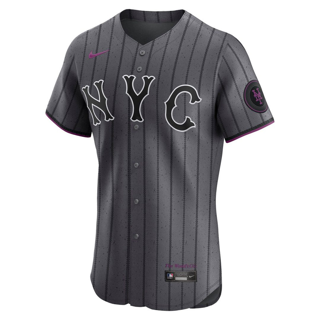 New York Mets Juan Soto | Nike Gray City Connect Elite Jersey