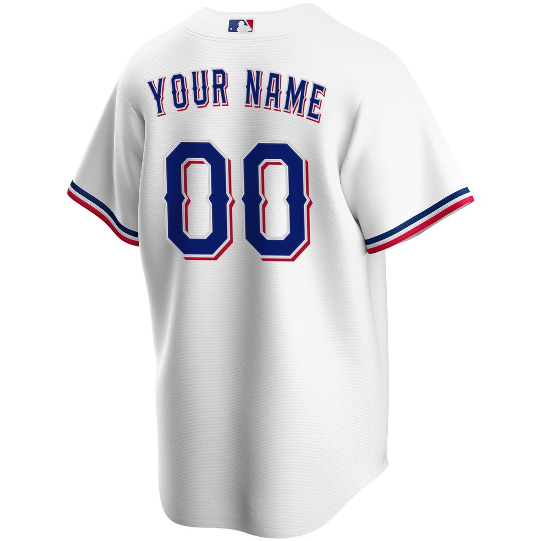Texas Rangers | Nike White Home Replica Custom Jersey