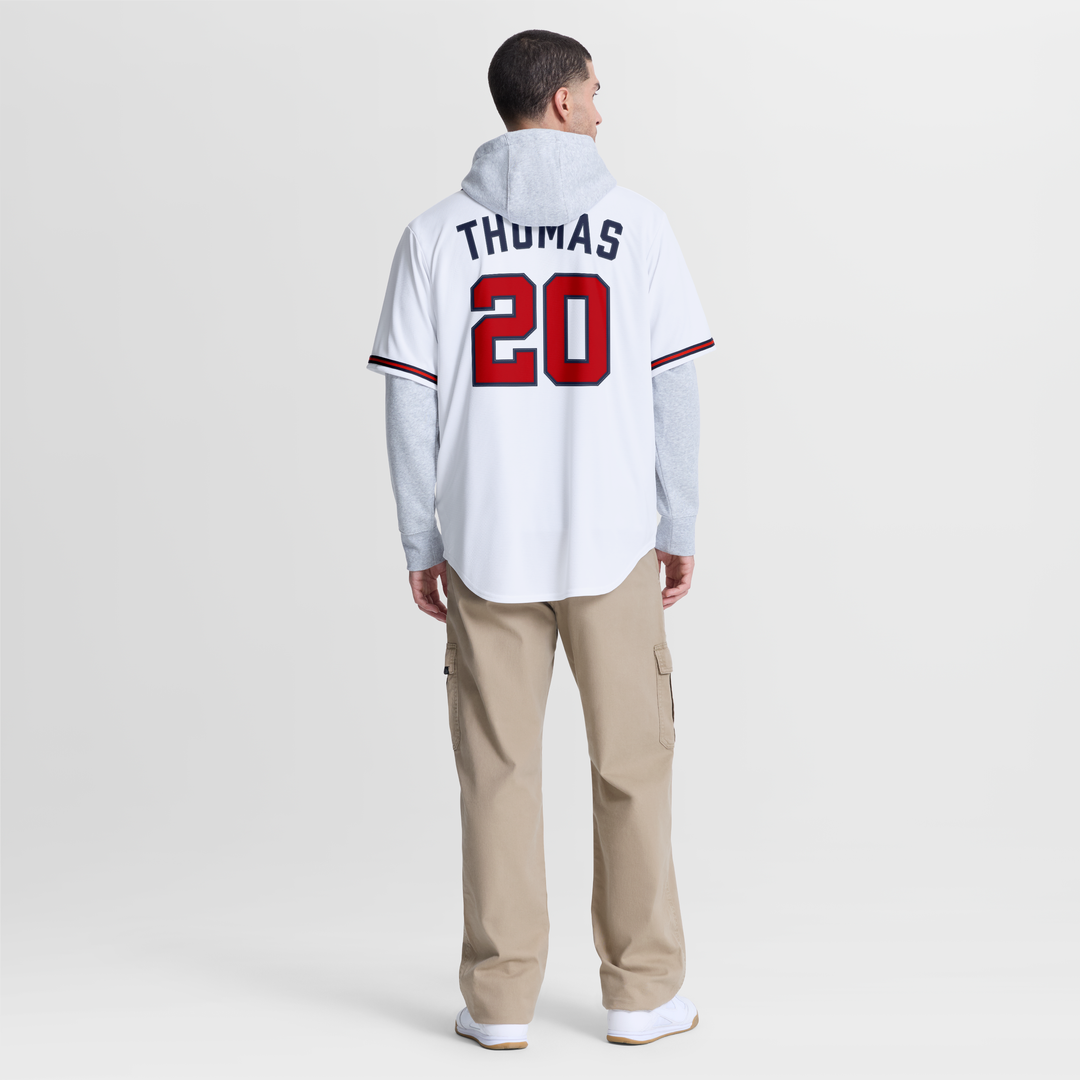 Atlanta Braves Lane Thomas | Nike White Home Replica Jersey