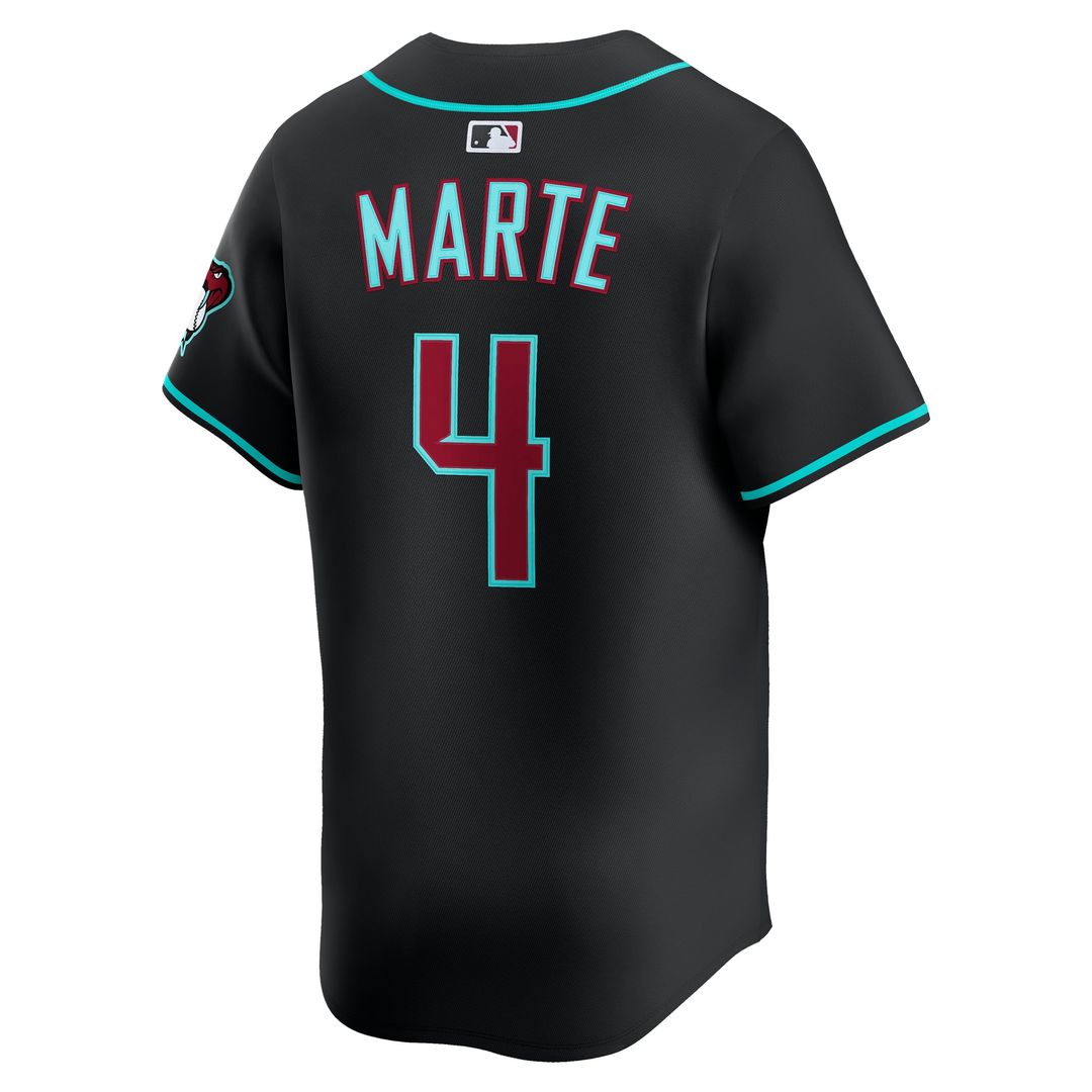 Arizona Diamondbacks Ketel Marte | Nike Black Alternate Limited Jersey