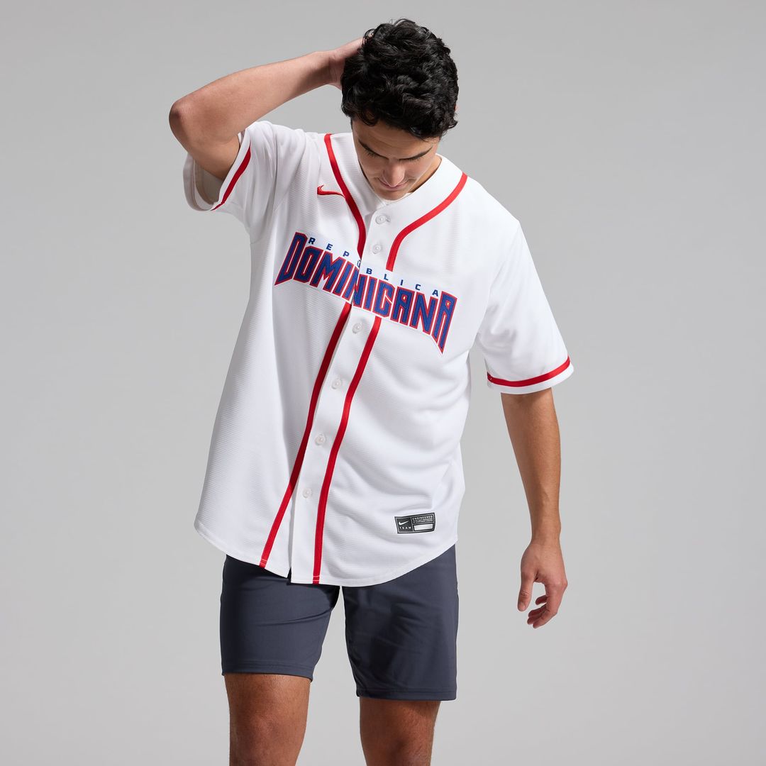 Dominican Republic Baseball | Nike White 2026 World Baseball Classic Home Stadium Jersey