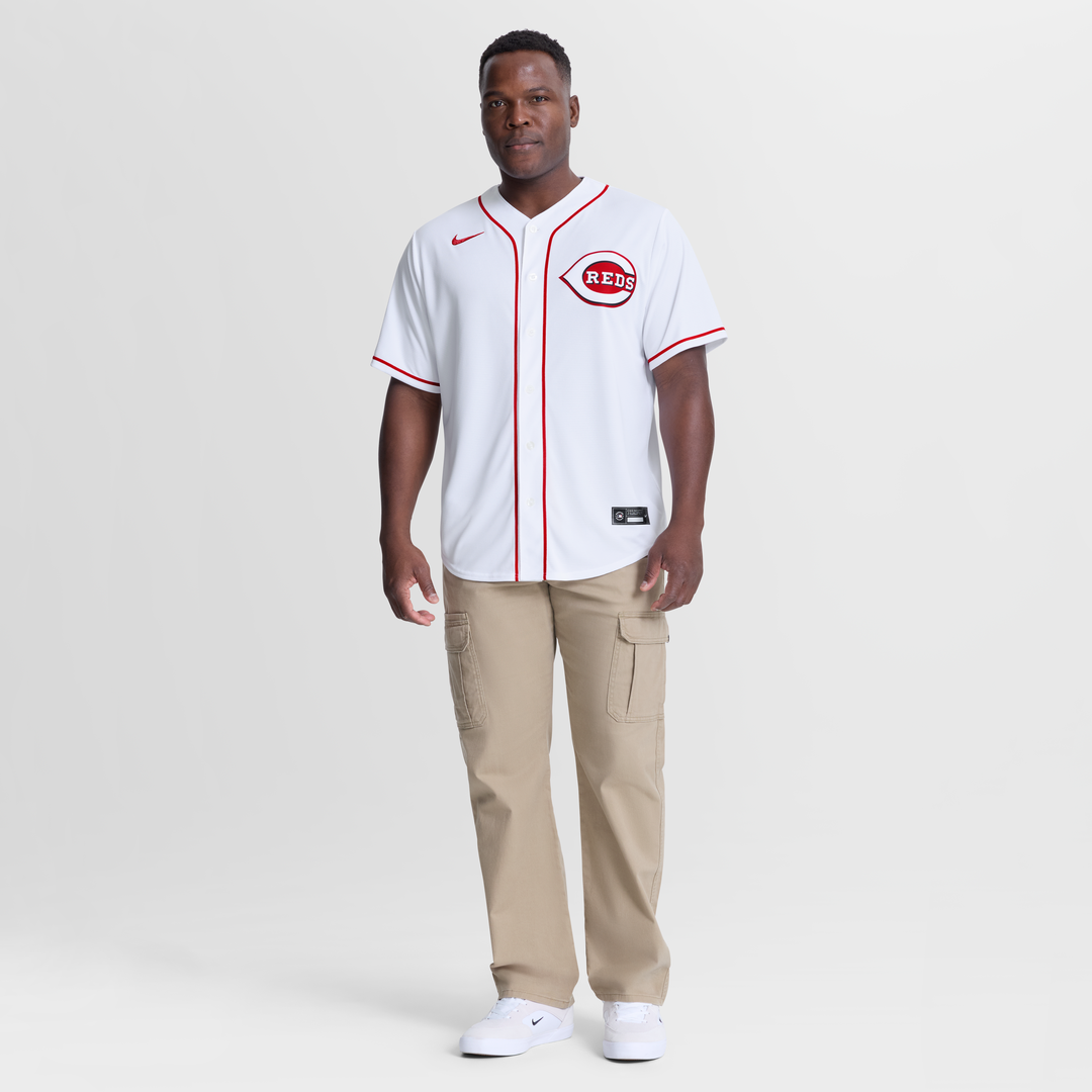 Cincinnati Reds Elly De La Cruz | Nike White Home Replica Jersey