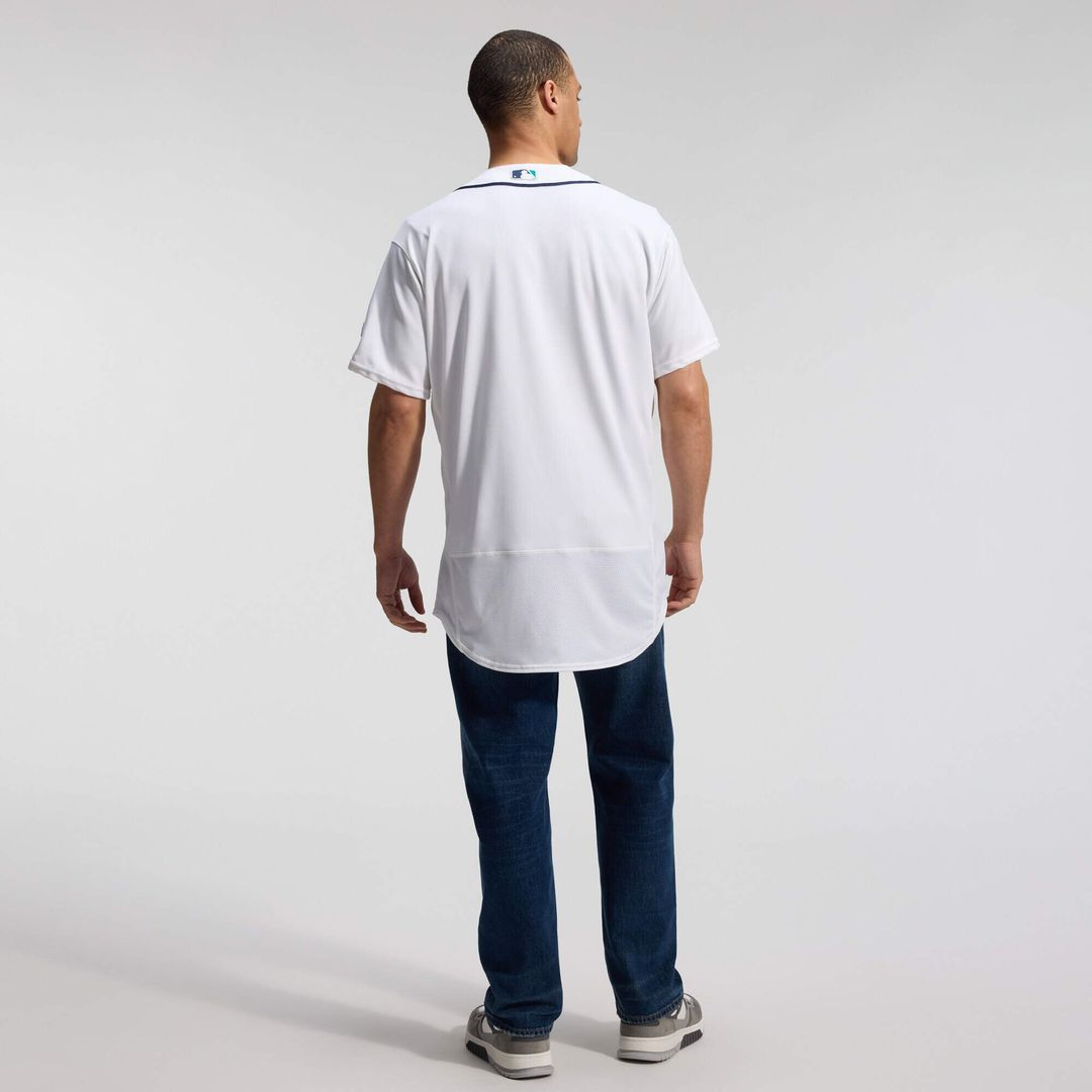 Seattle Mariners | Nike White 50th Anniversary Patch Home Authentic Jersey