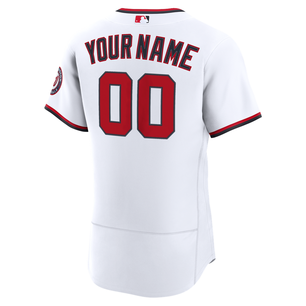 Washington Nationals | Nike White Home Authentic Custom Jersey