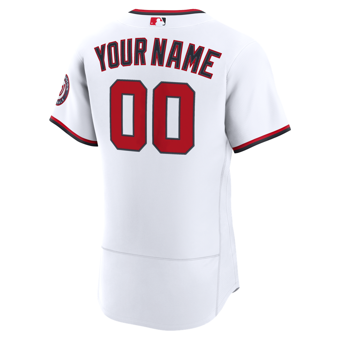 Washington Nationals | Nike White Home Authentic Custom Jersey
