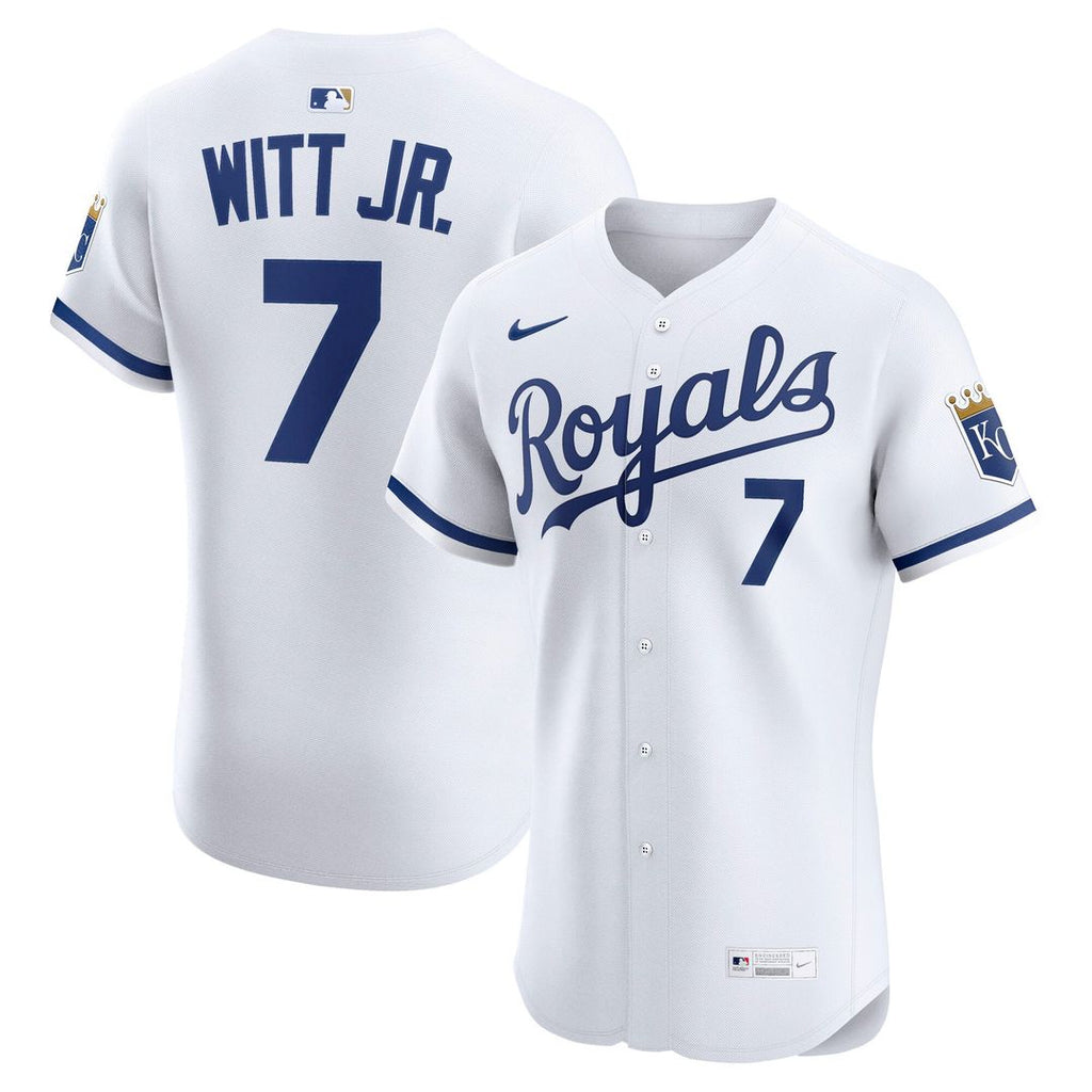 Kansas City Royals Bobby Witt Jr. | Nike White Home Elite Player Jersey