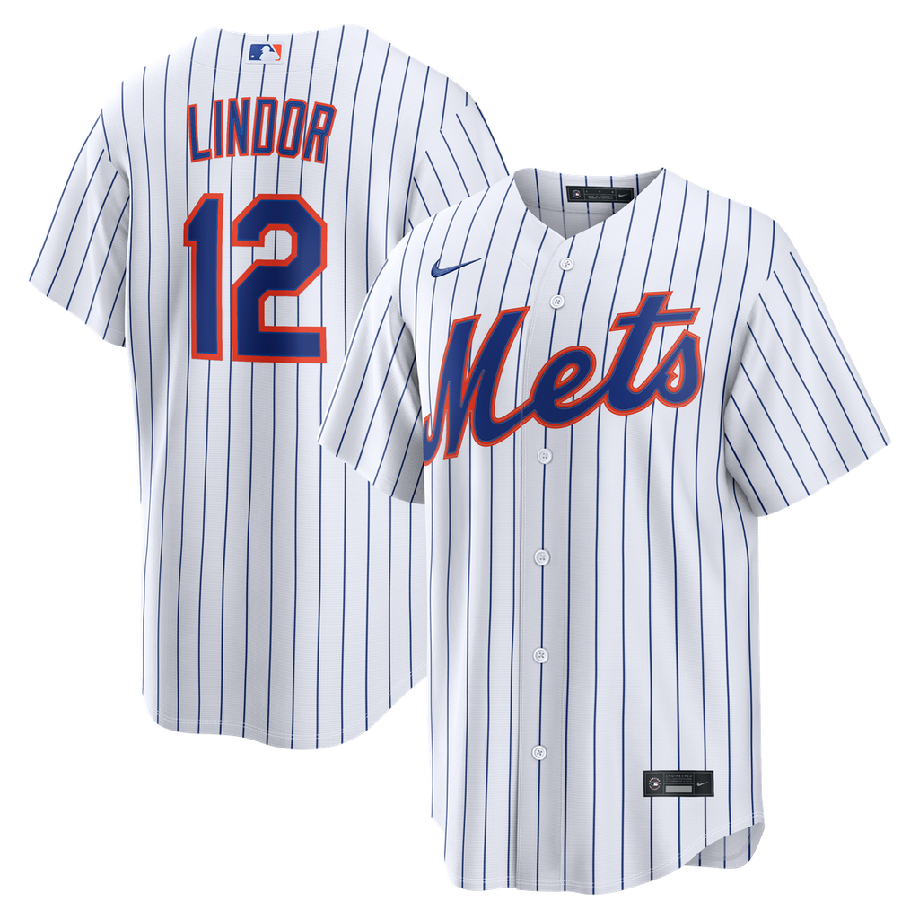 New York Mets Francisco Lindor | Nike White Home Replica Jersey