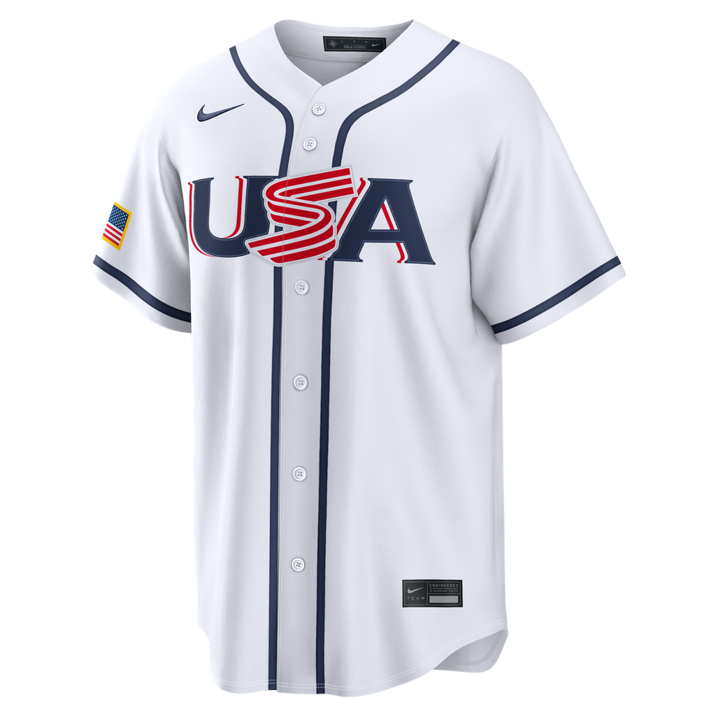 USA Baseball Aaron Judge | Nike White 2026 World Baseball Classic Home Stadium Jersey