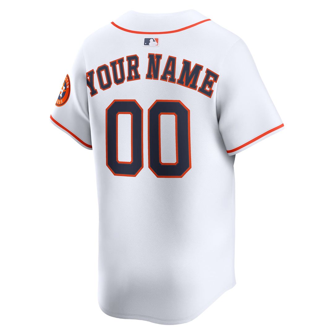 Houston Astros | Nike White Home Limited Custom Jersey