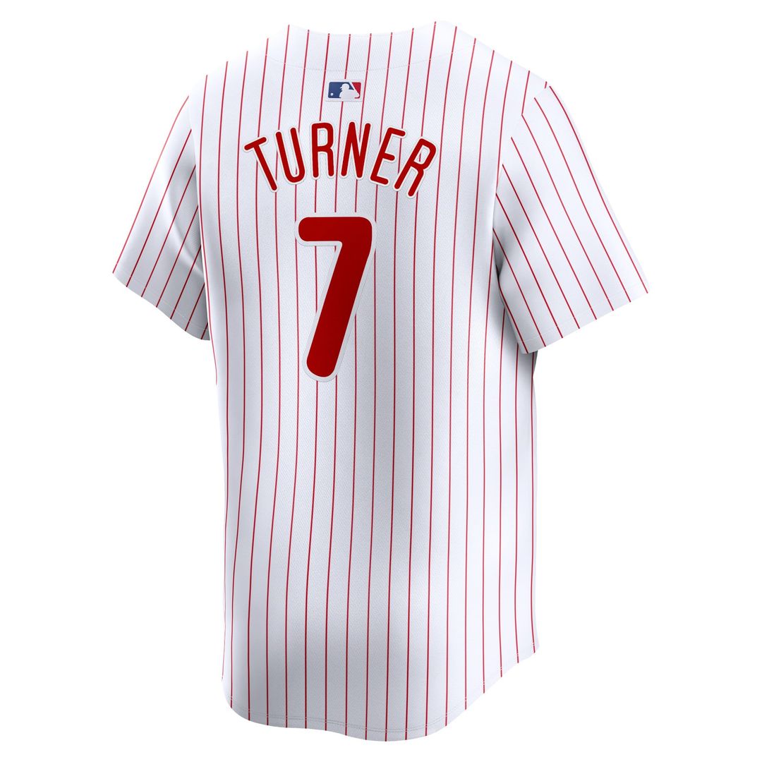 Philadelphia Phillies Trea Turner | Nike White Home Limited Player Jersey