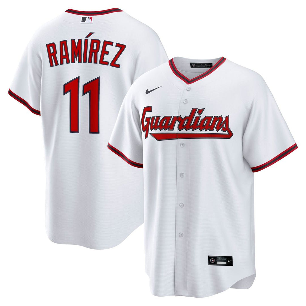 Cleveland Guardians José Ramírez | Nike White Home Replica Jersey