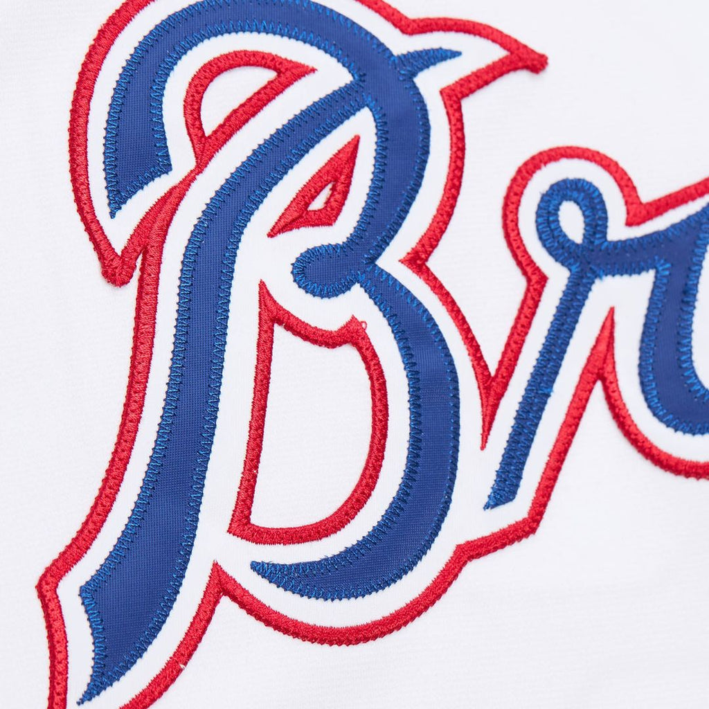 Atlanta Braves Chipper Jones | Mitchell & Ness White 2004 Cooperstown Collection Authentic Throwback Jersey