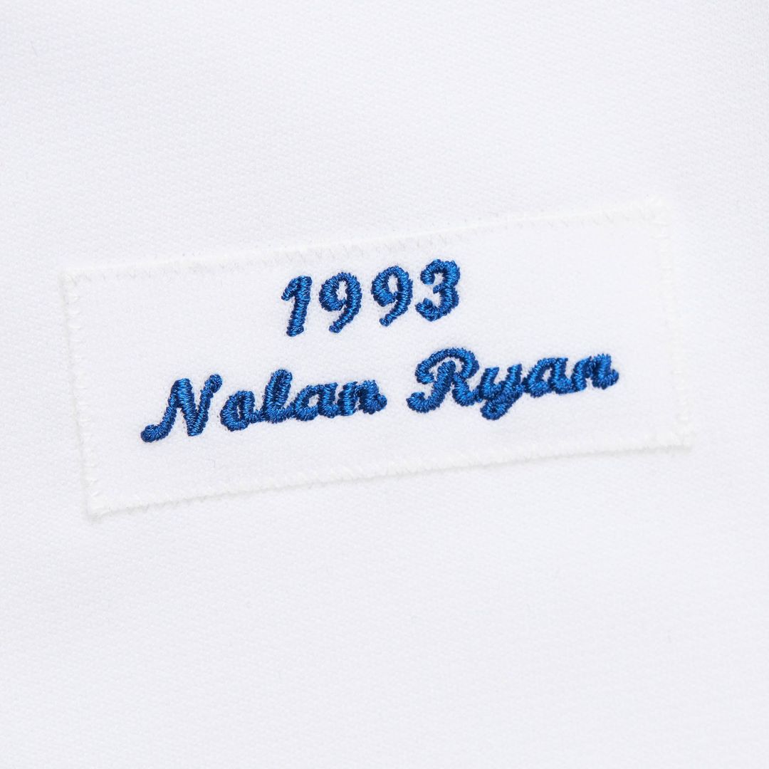 Texas Rangers Nolan Ryan | Mitchell & Ness White 1993 Cooperstown Collection Authentic Jersey