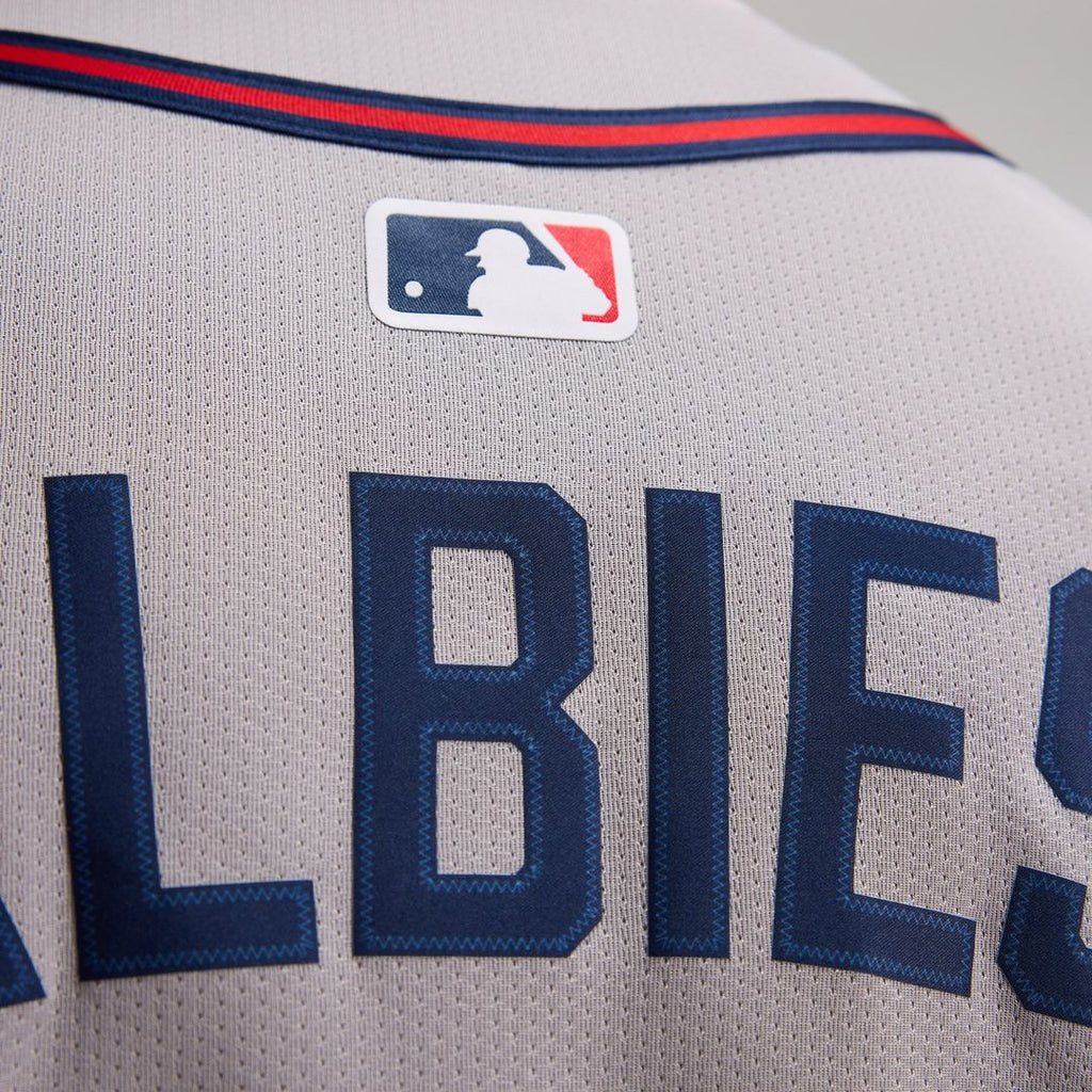 Atlanta Braves Ozzie Albies | Nike Gray Road Limited Player Jersey
