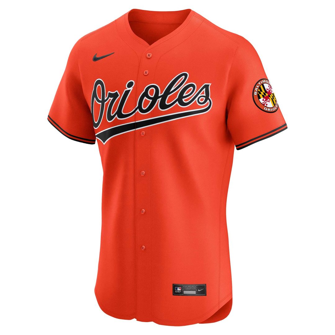 Baltimore Orioles | Nike Orange Alternate Vapor Premier Elite Patch Jersey