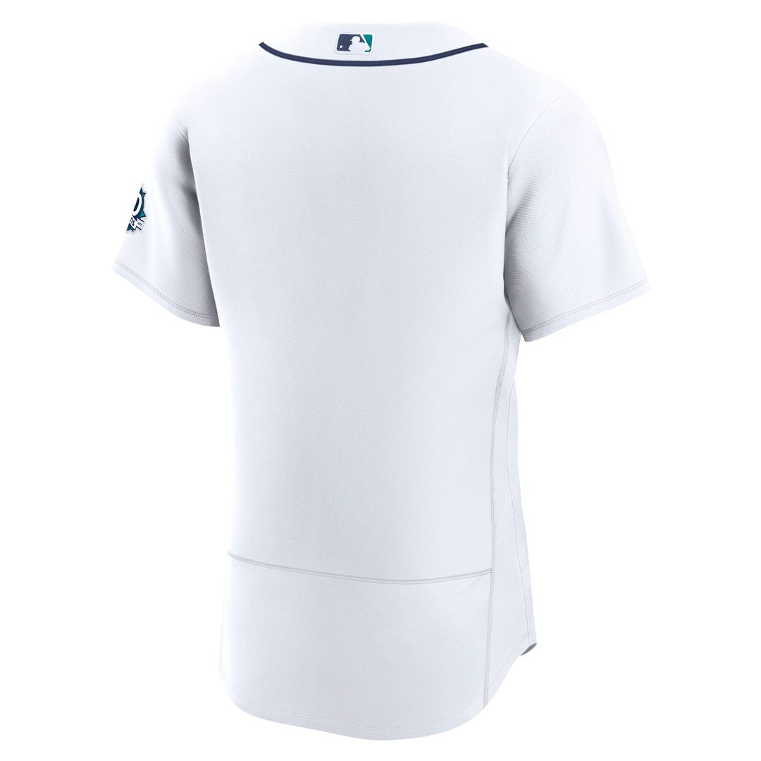 Seattle Mariners | Nike White 50th Anniversary Patch Home Authentic Jersey