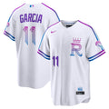 Kansas City Royals Maikel Garcia | Nike White 2026 City Connect Stadium Jersey