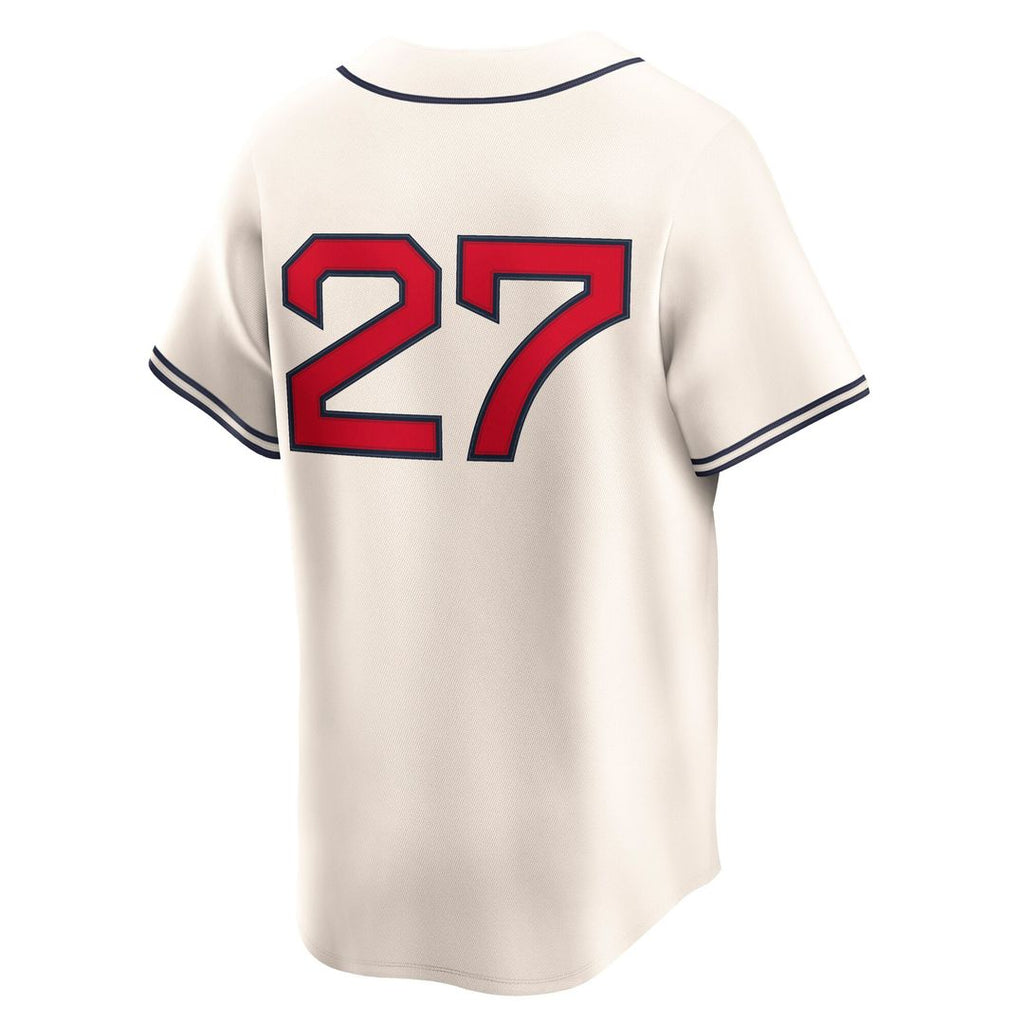 Chicago Cubs Seiya Suzuki | Nike Cream Throwback Cooperstown Collection Limited Jersey