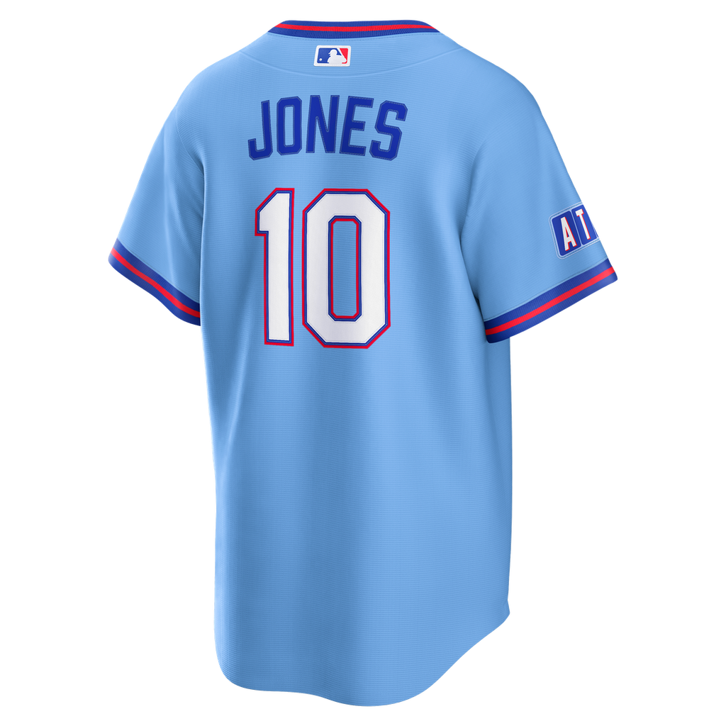 Atlanta Braves Chipper Jones | Nike Powder Blue 2026 City Connect Stadium Jersey