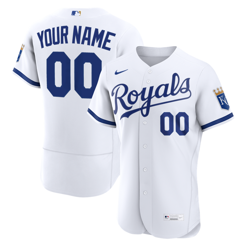 Kansas City Royals | Nike White Home Authentic Custom Jersey