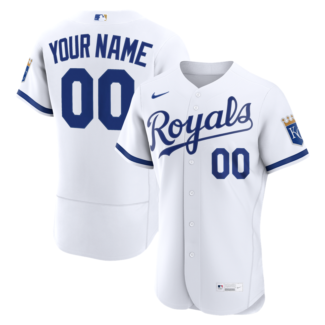Kansas City Royals | Nike White Home Authentic Custom Jersey