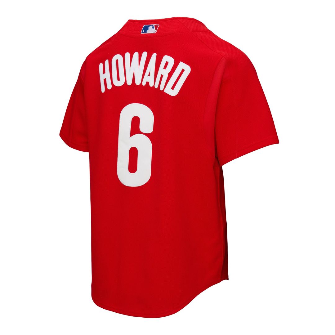 Philadelphia Phillies Ryan Howard | Mitchell & Ness Red Big & Tall Cooperstown Mesh Batting Practice Jersey