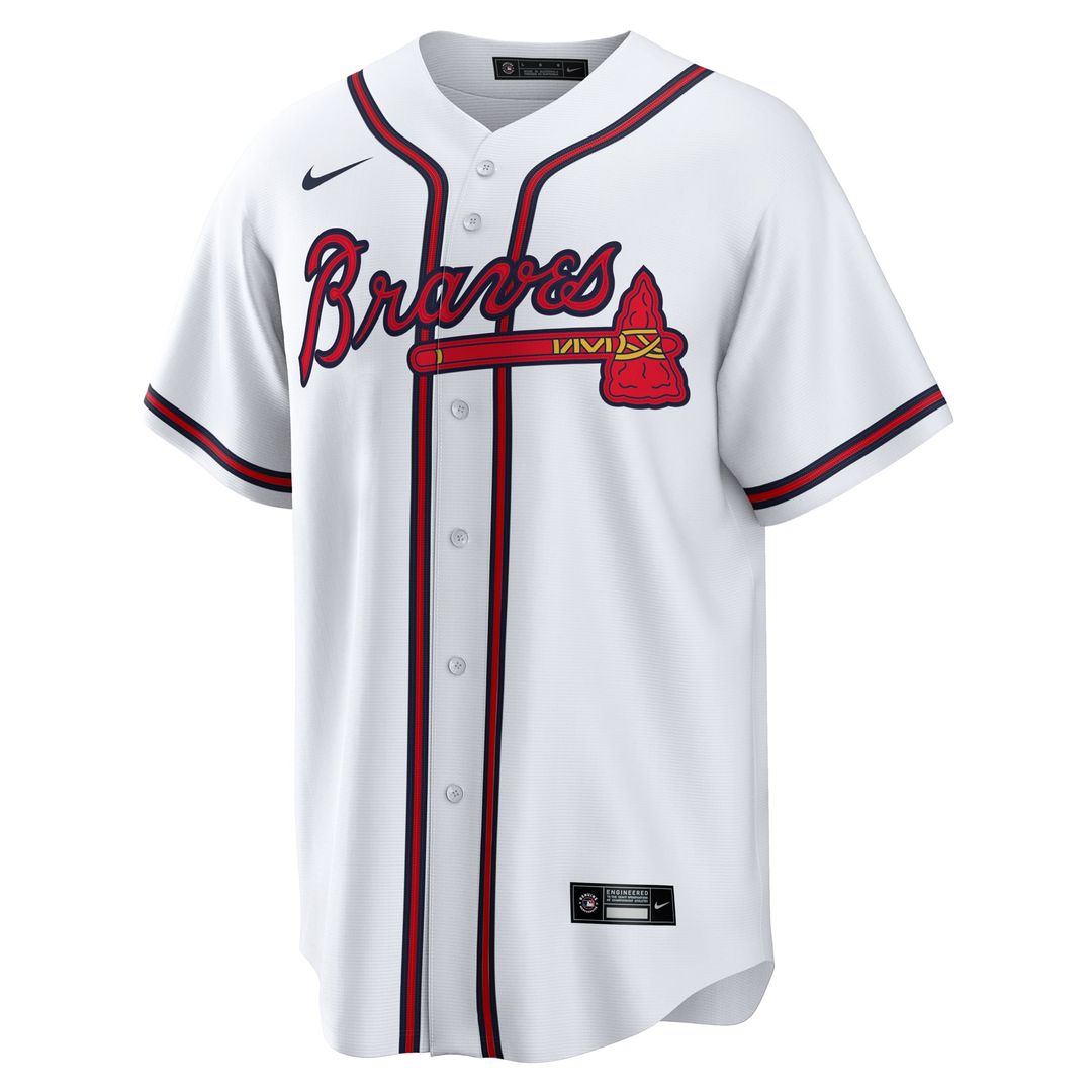 Atlanta Braves Spencer Schwellenbach | Nike White Home Replica Jersey