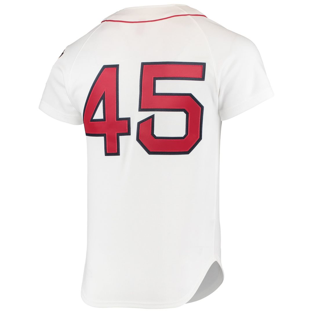 Boston Red Sox Pedro Martinez | Mitchell & Ness White 1999 Cooperstown Collection Home Authentic Jersey