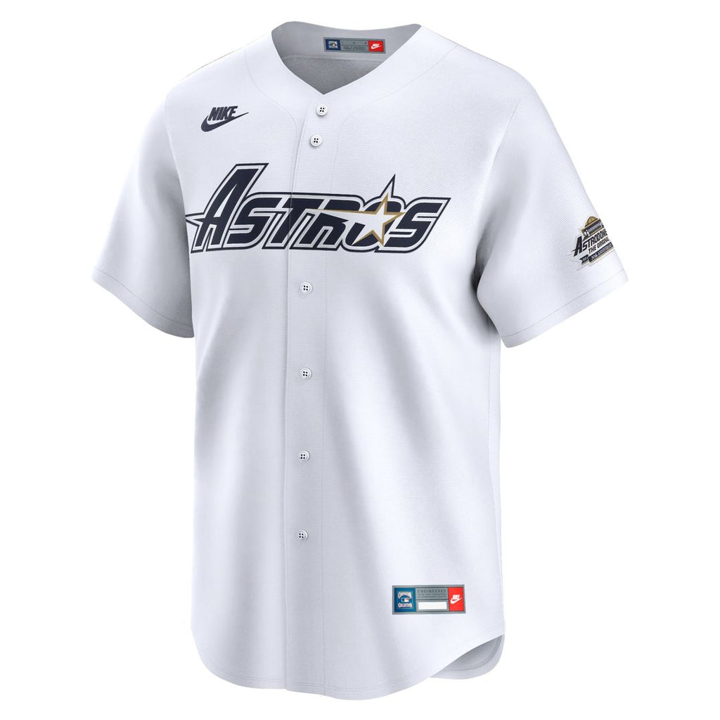 Houston Astros Jeff Bagwell | Nike White Throwback Cooperstown Collection Limited Jersey