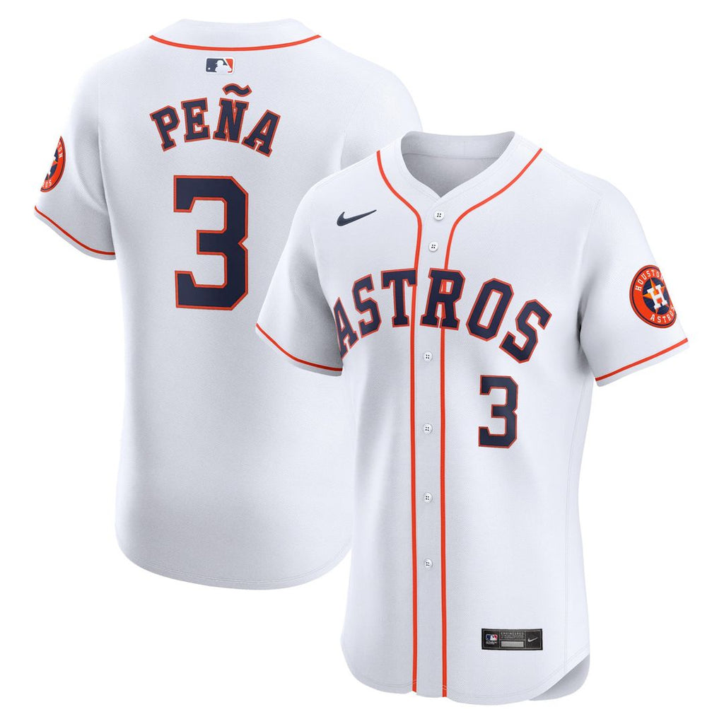 Houston Astros Jeremy Peña | Nike White Home Elite Player Jersey