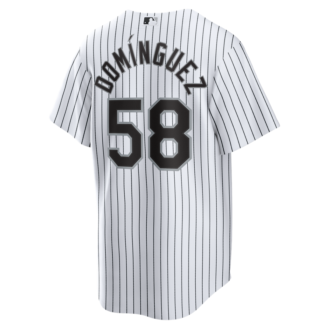 Chicago White Sox Seranthony Domínguez | Nike White Home Replica Jersey