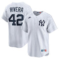 New York Yankees Mariano Rivera | Nike White Throwback Cooperstown Collection Limited Jersey